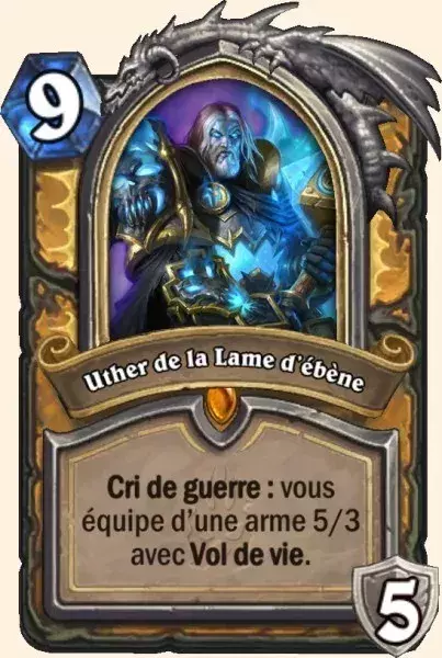 Deck Paladin pour battre le Roi Liche : Uther de la Lame d'ébène