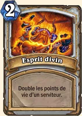 Deck Prêtre pour battre le Roi-Liche : 2x Esprit divin