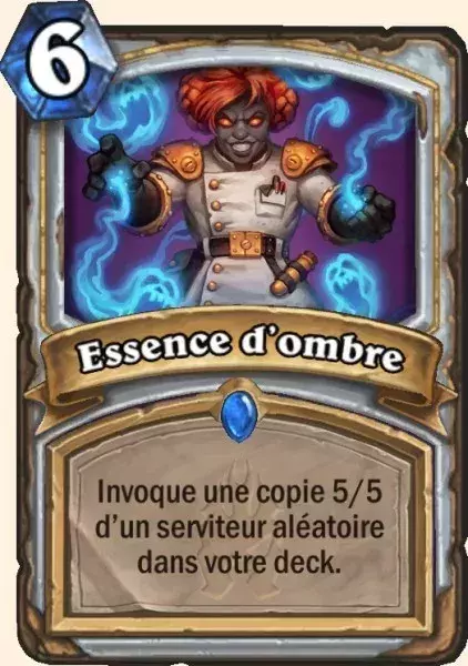 Deck Prêtre pour battre le Roi-Liche : 2x Essence d'ombre