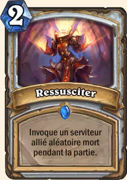 Deck Prêtre pour battre le Roi-Liche : 2x Ressusciter