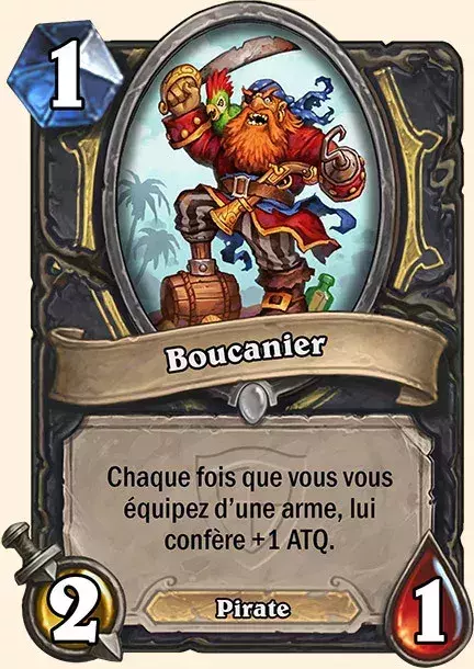 Deck Voleur pour battre le Roi-Liche : 2x Boucanier