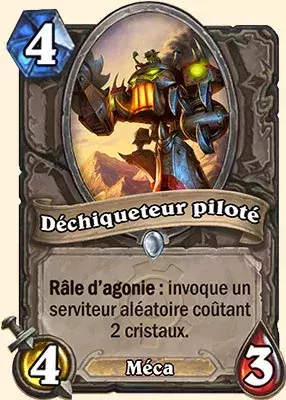 Deck Voleur pour battre le Roi-Liche : 2x Déchiqueteur piloté