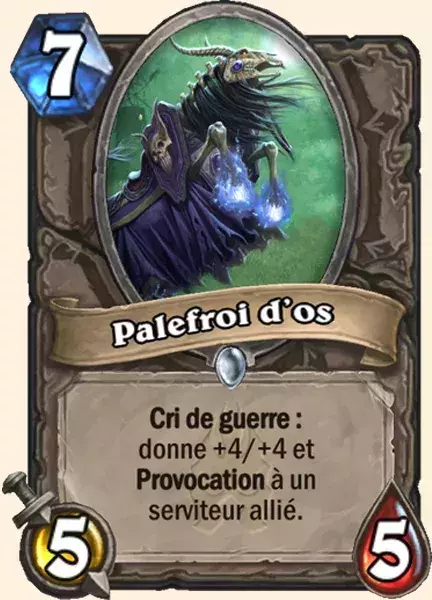 Deck Voleur pour battre le Roi-Liche : 2x Palefroi d'os