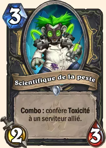 Deck Voleur pour battre le Roi-Liche : 2x Scientifique de la peste