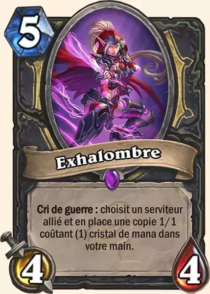 Deck Voleur pour battre le Roi-Liche : Exhalombre
