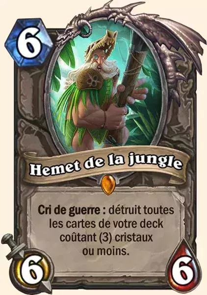 Deck Voleur pour battre le Roi-Liche : Hemet de la jungle