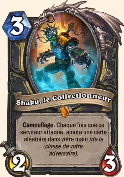 Deck Voleur pour battre le Roi-Liche : Shaku, le Collectionneur