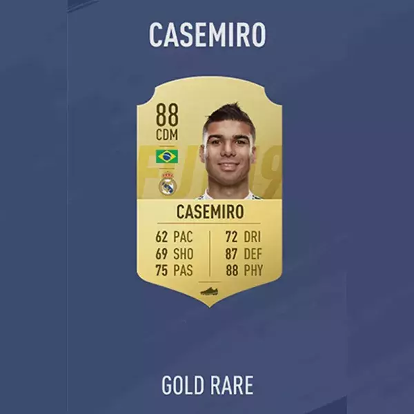 FIFA 19 note joueur : CASEMIRO, 37ème