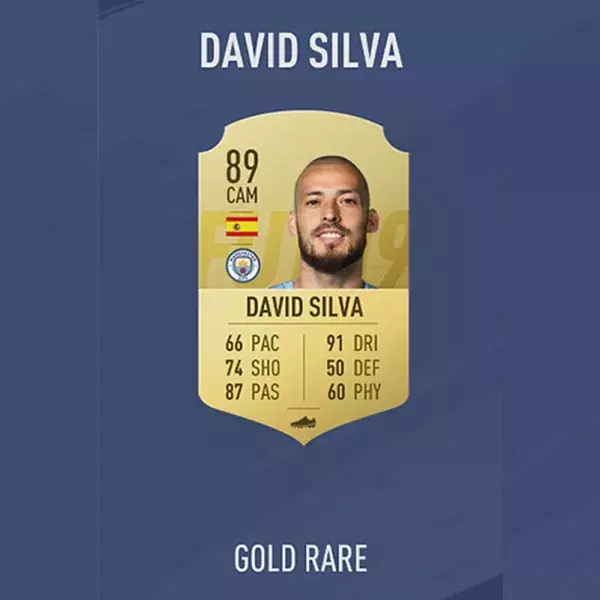 FIFA 19 note joueur : DAVID SILVA, 24ème