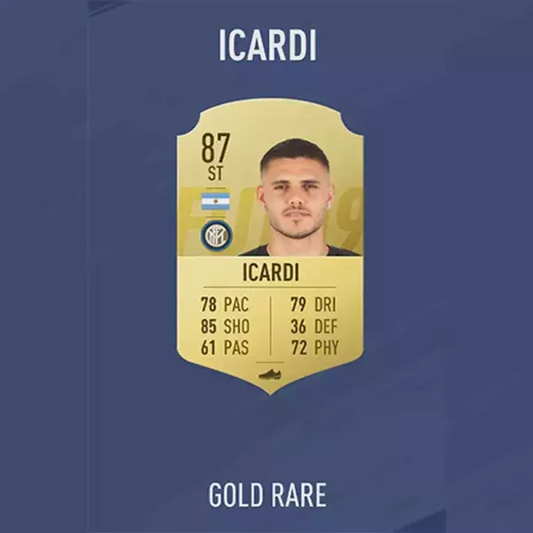 FIFA 19 note joueur : ICARDI, 53ème