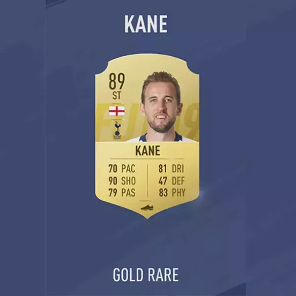 FIFA 19 note joueur : KANE, 17ème