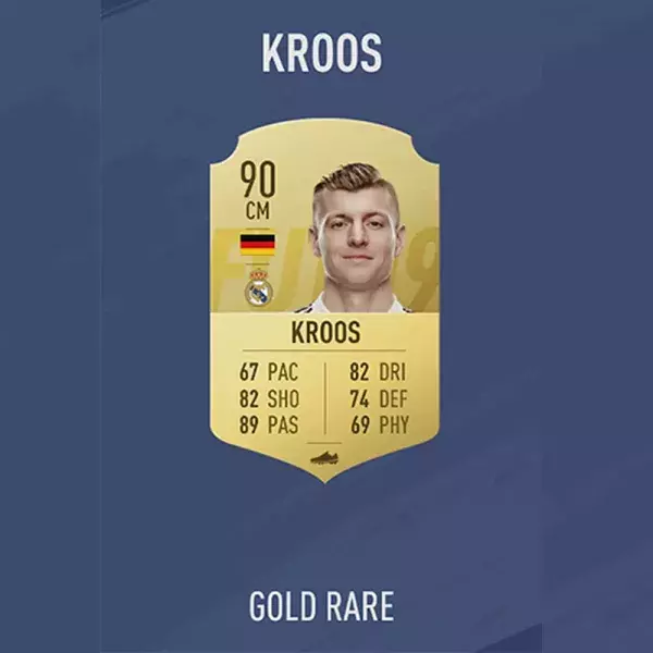 FIFA 19 note joueur : KROOS, 10ème