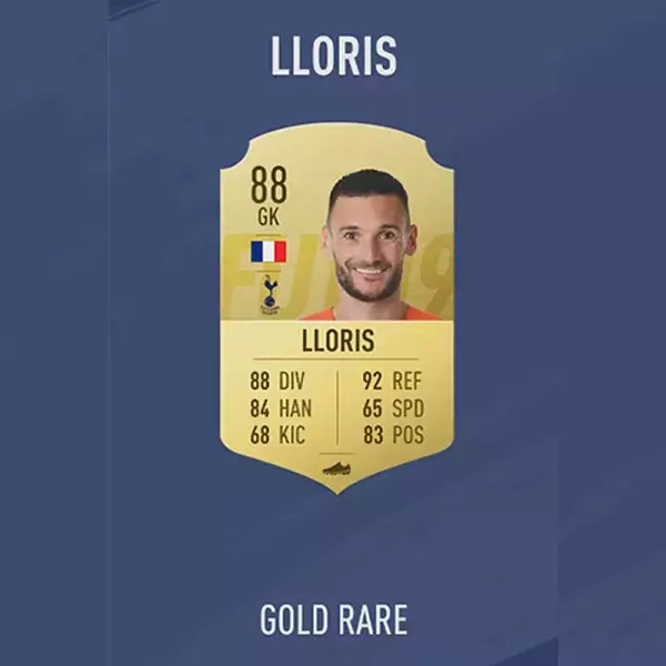 FIFA 19 note joueur : LLORIS, 29ème