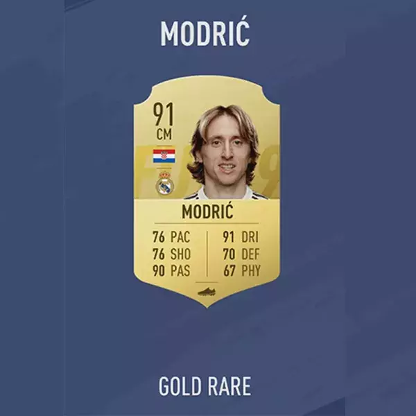 FIFA 19 note joueur : MODRIC, 4ème