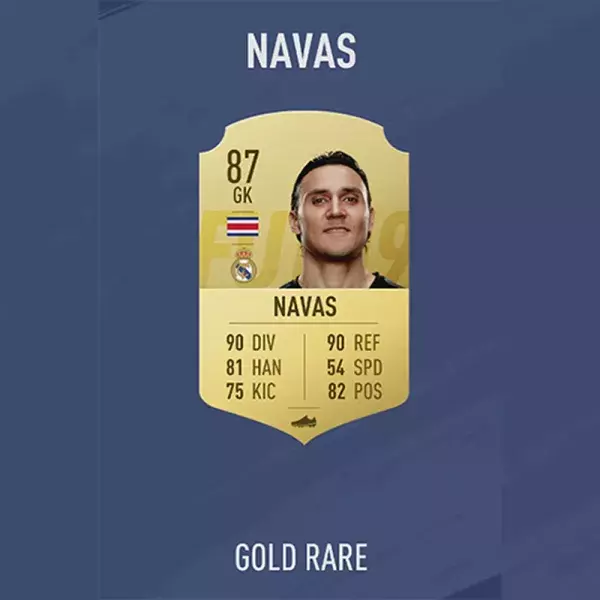 FIFA 19 note joueur : NAVAS, 52ème
