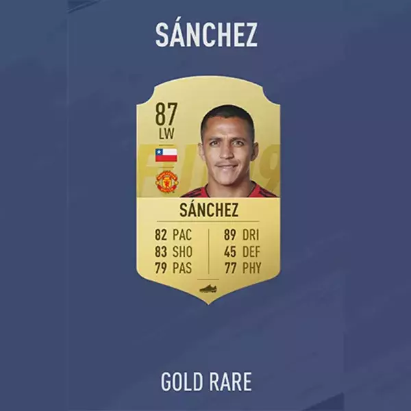 FIFA 19 note joueur : SANCHEZ, 56ème