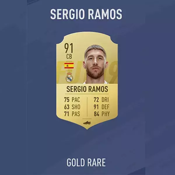 FIFA 19 note joueur : SERGIO RAMOS, 7ème