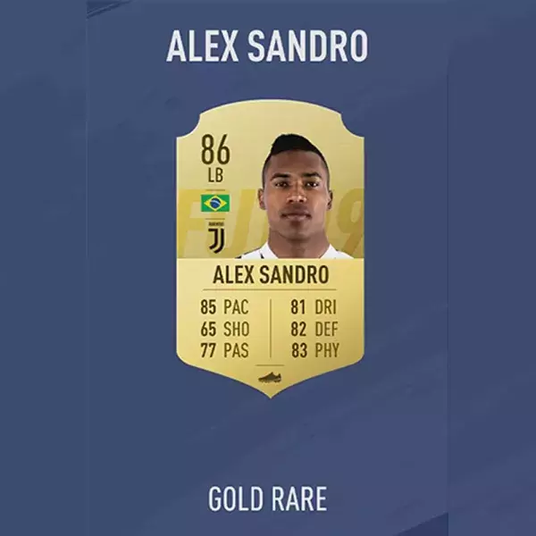 FIFA 19 notes joueurs : ALEX SANDRO, 79ème