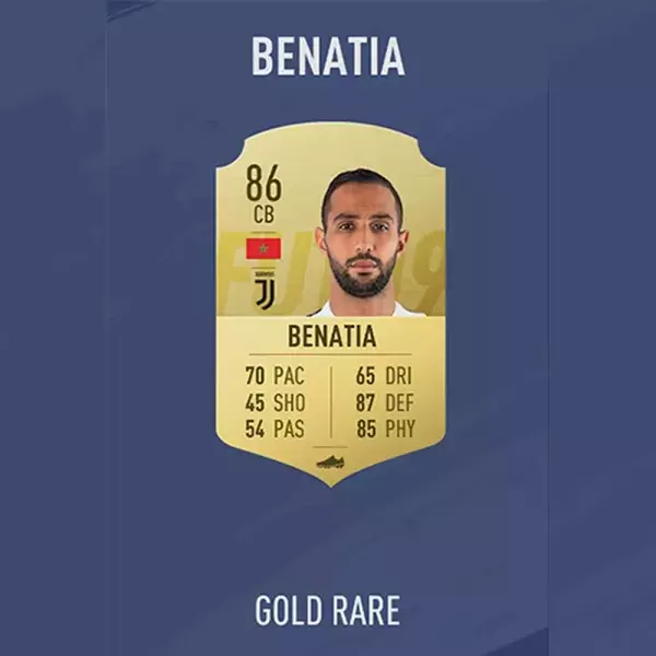 FIFA 19 notes joueurs : BENATIA, 78ème