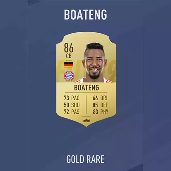 FIFA 19 notes joueurs : BOATENG, 68ème
