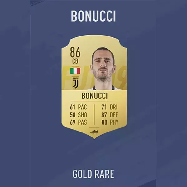 FIFA 19 notes joueurs : BONUCCI, 69ème