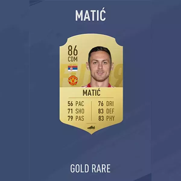 FIFA 19 notes joueurs : MATIC, 76ème