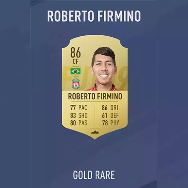 FIFA 19 notes joueurs : ROBERTO FIRMINO, 65ème