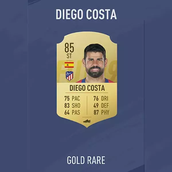 FIFA notes joueurs : DIEGO COSTA, 81ème