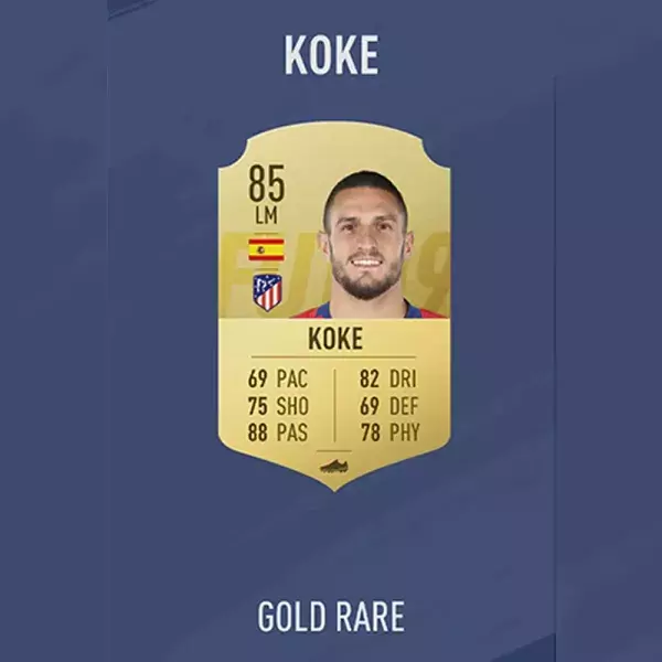FIFA notes joueurs : KOKE, 91ème