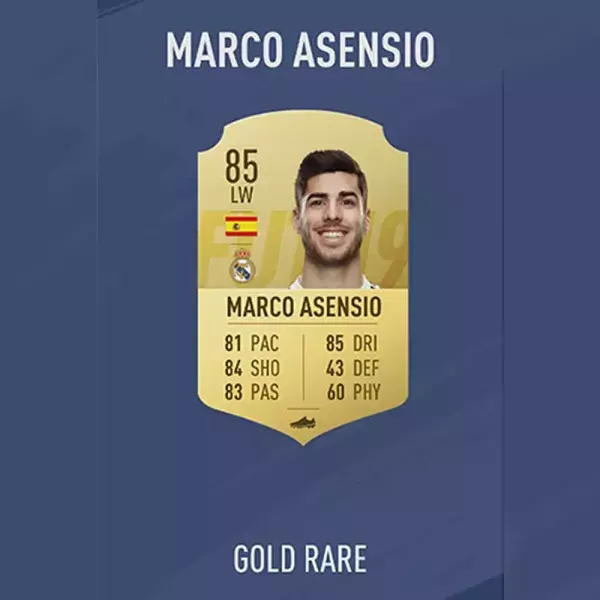 FIFA notes joueurs : MARCO ASENSIO, 95ème