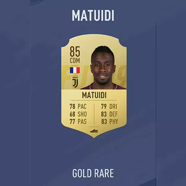 FIFA notes joueurs : MATUIDI, 96ème