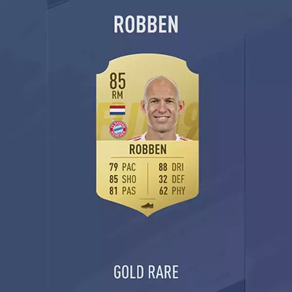 FIFA notes joueurs : ROBBEN, 87ème