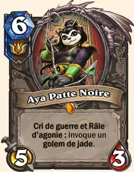 Hearthstone, meilleur deck Chaman : Aya PAtte Noire