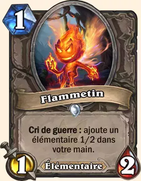 Hearthstone, meilleur deck Chaman : Flammetin x2