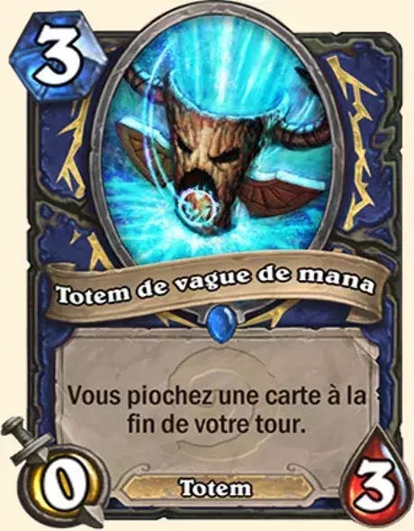 Hearthstone, meilleur deck Chaman : Totem de vague de mana x2