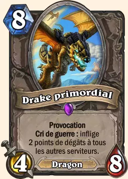 Hearthstone, meilleur deck Guerrier : Drake primordial