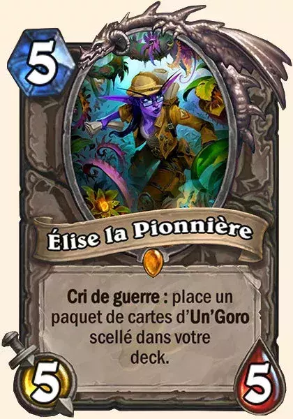 Hearthstone, meilleur deck Guerrier : Elise la Pionnière