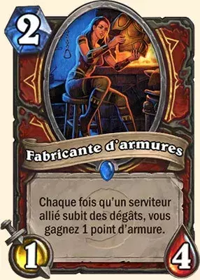 Hearthstone, meilleur deck Guerrier : Fabricante d'armures x2