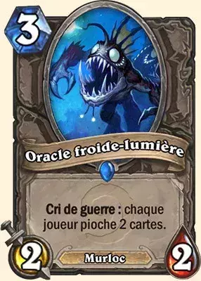 Hearthstone, meilleur deck Guerrier : Oracle froide-lumière x2