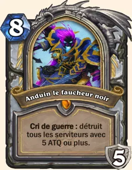 Hearthstone, meilleur deck Prêtre : Anduin le faucheur noir