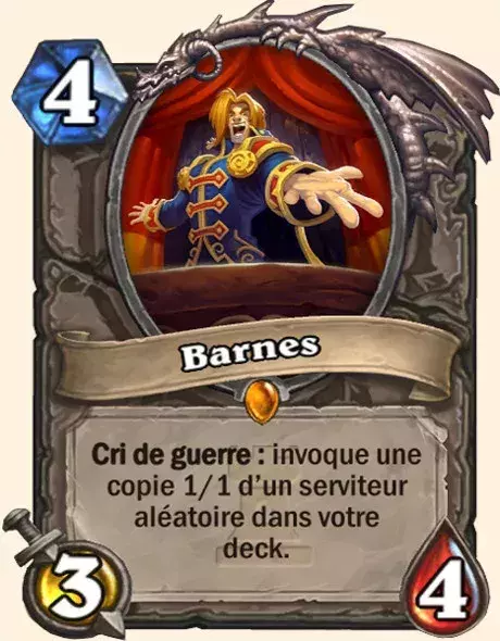 Hearthstone, meilleur deck Prêtre : Barnes