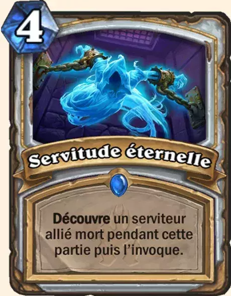 Hearthstone, meilleur deck Prêtre : Servitude éternelle x2