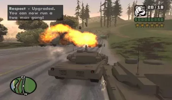 Le code du tank