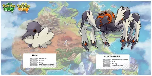 Pokémon Australien : Ibin / Huntsmare       