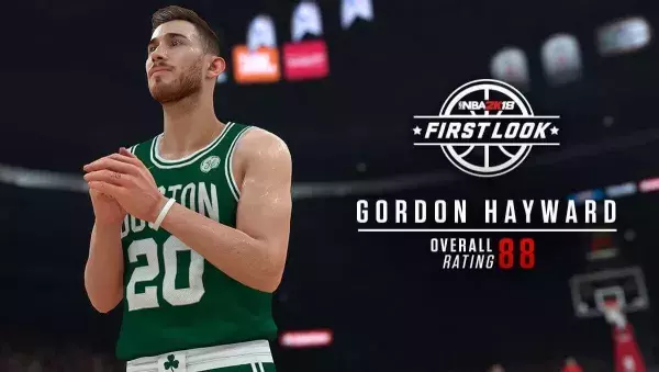 Note NBA 2k18 de Gordon Hayward
