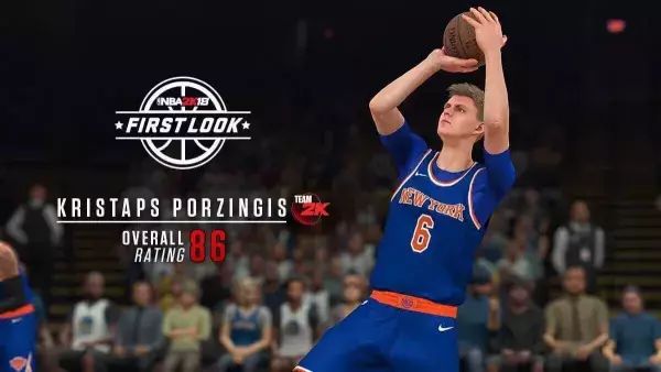 Note NBA 2k18 de Kristaps Porzingis