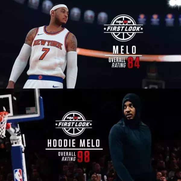 Note NBA 2k18 de Melo