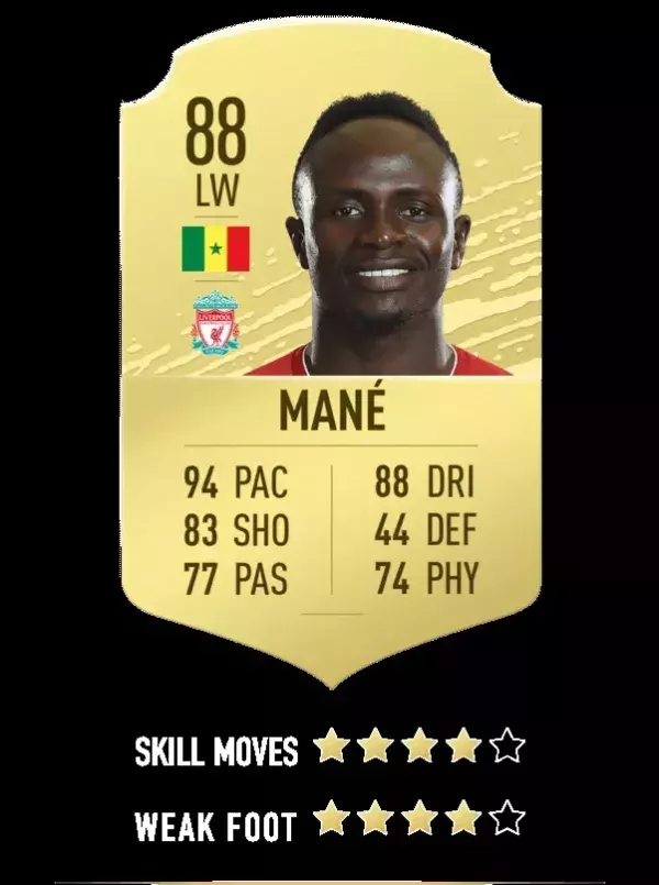 28. Sadio Mané - Liverpool