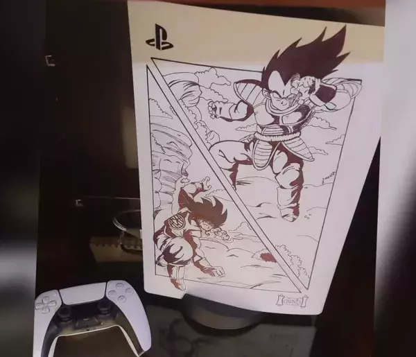 PS5 Custom : un modèle DBZ