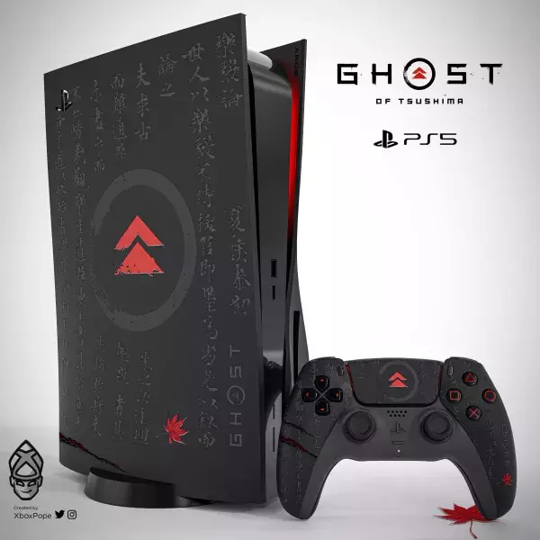 une PS5 Edition "Ghost of Tsushima"